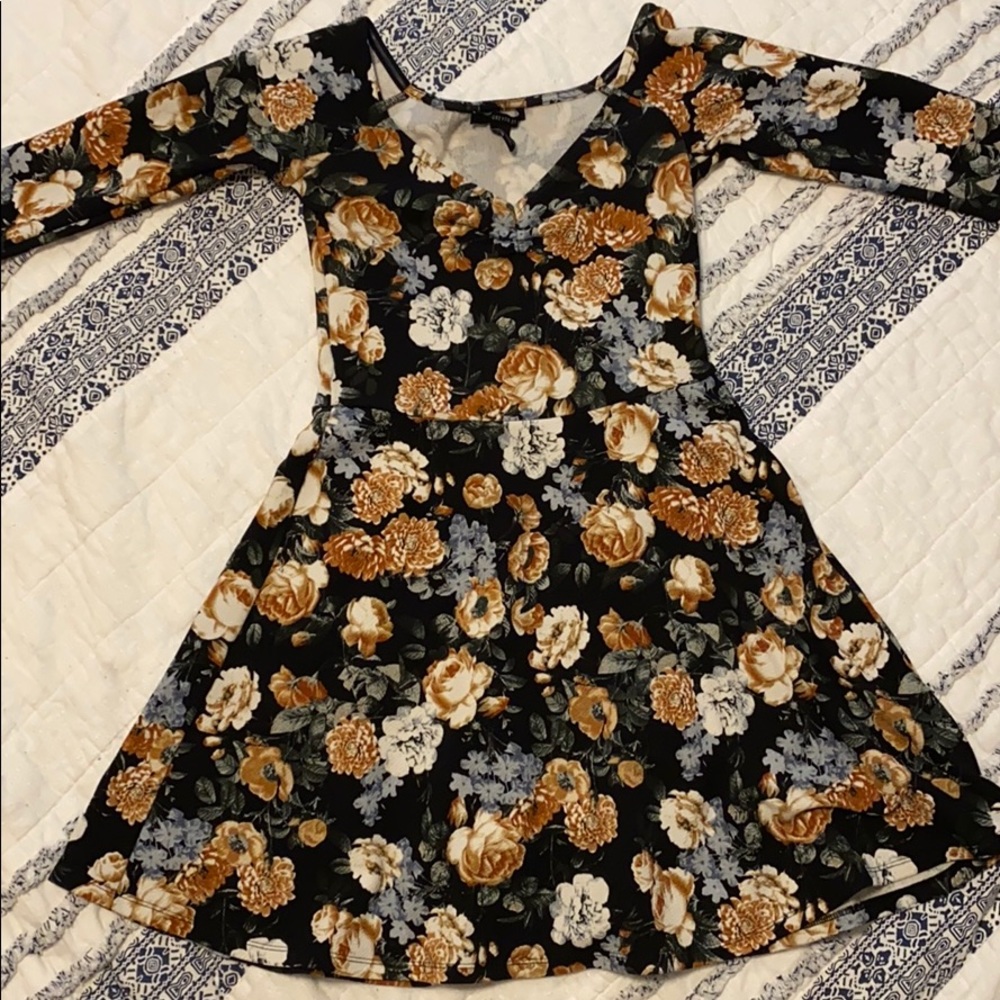 Floral skater dress